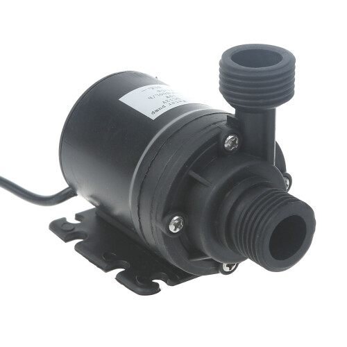 DC12V εξαιρετικά αθόρυβες αντλίες νερού χωρίς ψήκτρες για ηλιακή κυκλοφορία νερού 1