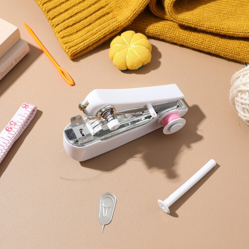 Mini Portable Sewing Machine for Elderly Users with Dense, Clothes Repair Function, Compact and Easy to Use 2