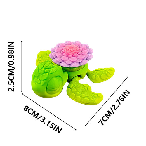 Lichtgevende schildpad aquariumversiering 2