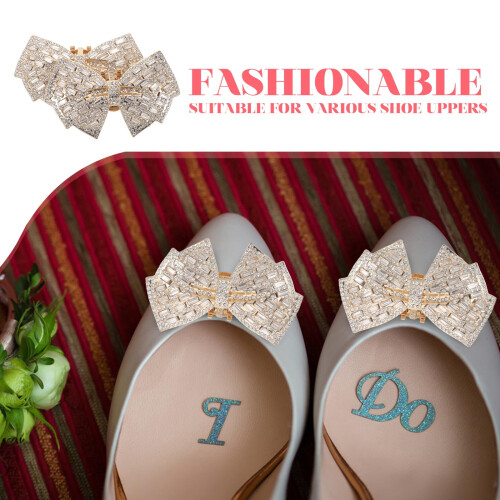 Shoe Jewelry Clips Bow Shoes Multi 2Pcs 2
