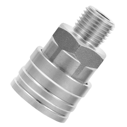 Edelstahl 1/4" Schnellkupplungs-Innengewinde 1