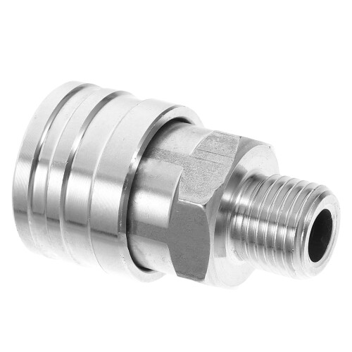 Edelstahl 1/4" Schnellkupplungs-Innengewinde 2