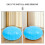 Pool Cover Balloon Large Pool Pillow Sky Blue 2Pcs 3