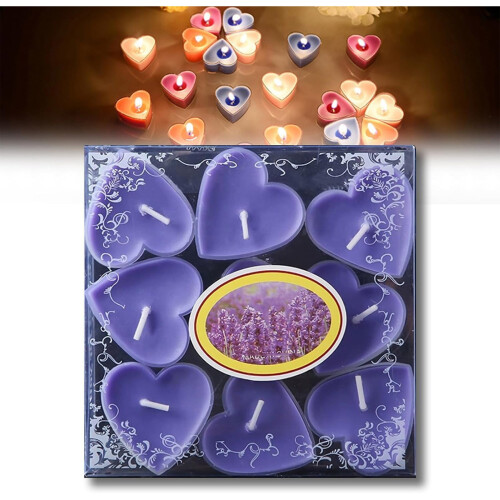 Vela em formato de coração 2025Nova vela em formato de coração, natural, sem cheiro, conjunto de velas tealight de 3,5 polegadas, queima de 4 1
