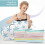Τσάντες YANTONG4PCS για υγρά/στεγνά ρούχα – Σχεδιασμός με κύματα ουράνιου τόξου για 3