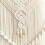 Makramee-seinävaate – Boho Ivory -gobeliini, 100 cm x 80 cm 2