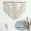 Makramee-seinävaate – Boho Ivory -gobeliini, 100 cm x 80 cm 5
