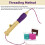 Punch-Needle-Stickset mit 3 Edelstahlnadeln 4