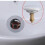 Universal 66mm Push Bath Plug with 28mm Bouncing Core Metal Stopper for Drains 7
