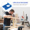 Blue Door Hinge Drill Guide Locator Concealed Cabinet Hinge Template Tool for Precise Woodworking 7