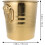 Edelstahl-Eiskübel 3L Gold 2