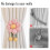 Embrasses de rideaux à fleurs roses – Rideaux ajustables 4
