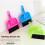 Mini Hand Broom and Dustpan Set Sky Blue 1 Pc 4