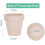 Rosa terrakottakrukor med fat, 12-pack 2