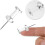 Clear Plastic Head Push Pins, 200 Count, Steel Point Tacks 3