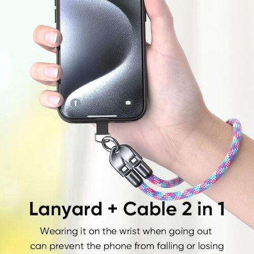 USB-C ladekabel med håndleddsstropp 240W5A 1