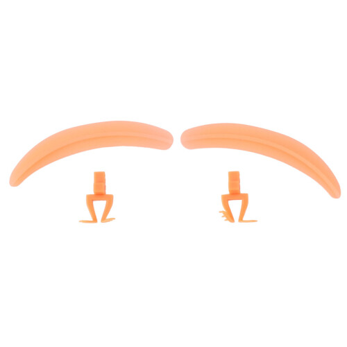 Silicone Reusable Eyelash Separator Tool for Lash Extensions - Orange 1