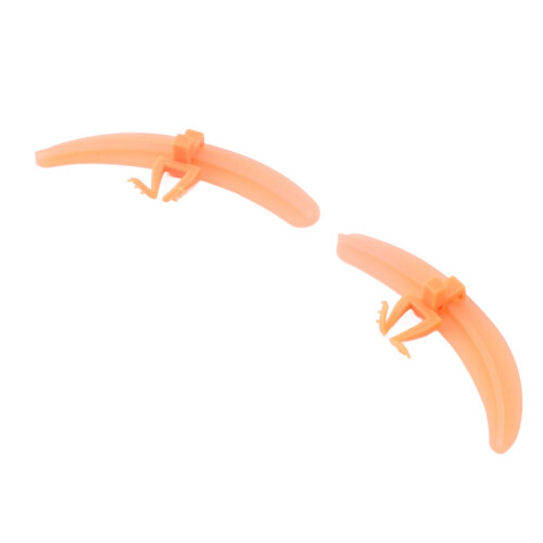 Silicone Reusable Eyelash Separator Tool for Lash Extensions - Orange