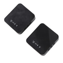 Wireless Lapel Microphone with Noise Canceling, 300mAh, Black