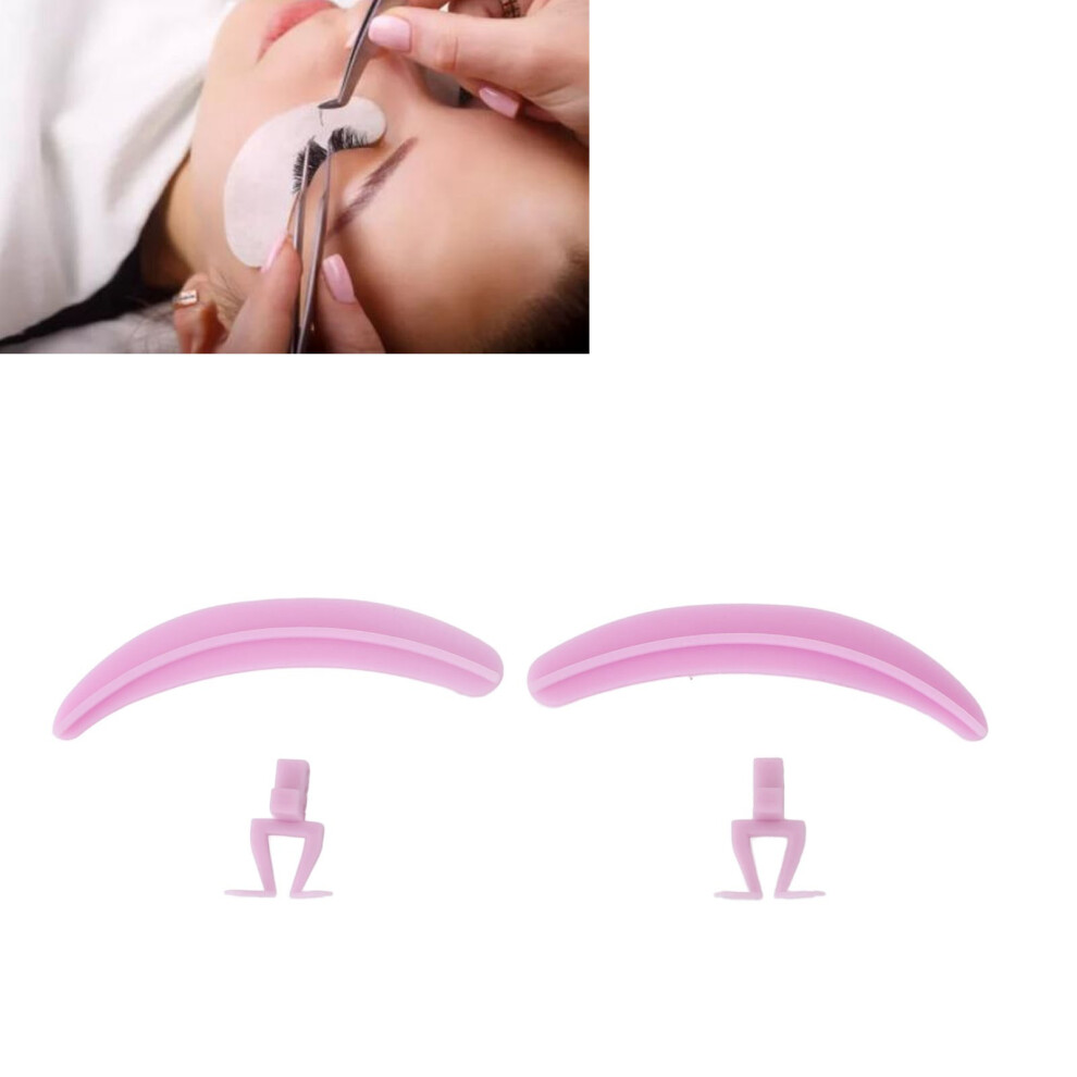 Purple Silicone Eyelash Separator Tool, Reusable, Beauty Salon Use