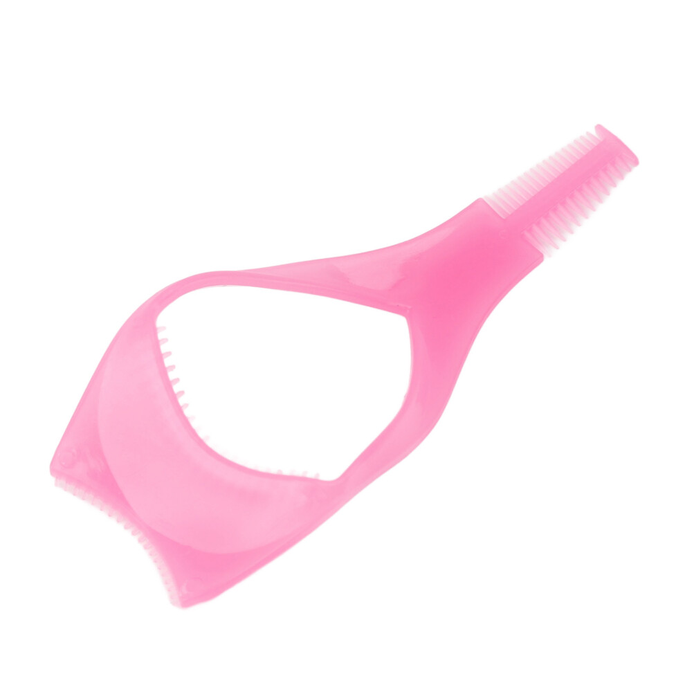 Pink 20Pcs Mascara Shield Guard For Eyelash Makeup, 10.7X4.4cm