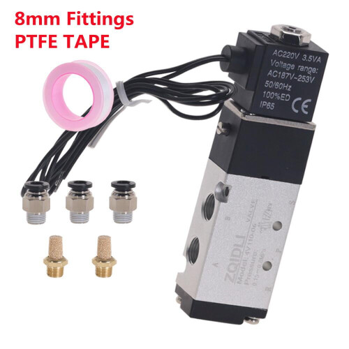 4V110-06 Pneumatisk magnetventil 5-vejs 2-position 1/8" 1