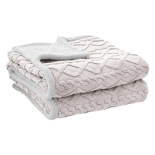 Κουβέρτα Sherpa Fleece 5x6,6ft για μωρά – Μαλακή, ελαφριά, αναστρέψιμη κουβέρτα μικροϊνών 1