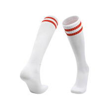 Soft Support Soccer Stockings Breathable Polyester Double Barres Reinforced Heel Sports Execution Stockings