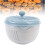 Nordic Blue Salad Spinner - Πλυντήριο Λαχανικών & Μπολ Κουζίνας 2 σε 1 6