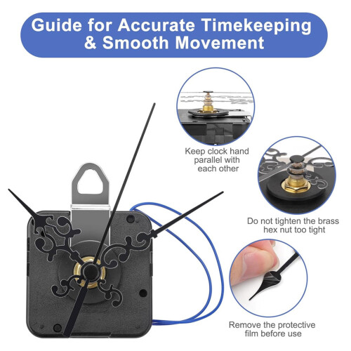 Clock Movement with 13mm Shaft & Hourly Bell Chime 1