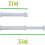 Conjunto de 4 varões de cortina extensíveis com mola, brancos, para armários. Ajuste de 21,6 a 35,4 polegadas. 5