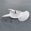 Mini plastic ventilatorbladen (3 bladen) voor föhnmotor 4
