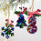 Molde de silicone de Natal para pingente de boneco de neve e floco de neve (1 peça) 6