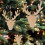 Beige Wooden Reindeer Ornaments Set 5