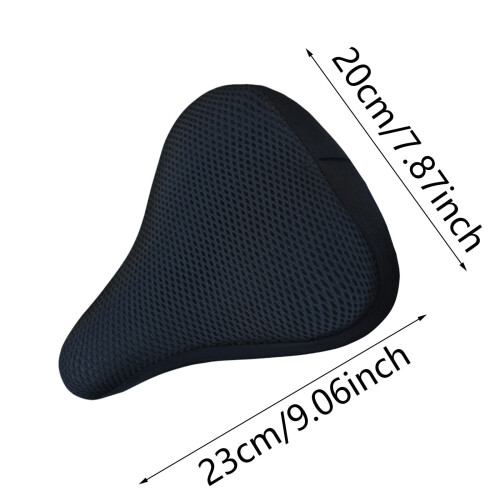 Capa de assento respirável e com isolamento térmico, compatível com bicicletas e scooters – Almofada confortável com bagageiro e luz traseira. 2