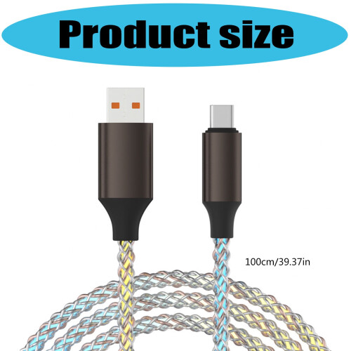 Type C-kabel 66W hurtigopladningslys 1m 2