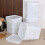 Gloreen 4-Pack 2.9 Gallon τετράγωνος πλαστικός κουβάς με σφραγισμένο καπάκι, μικρός κουβάς 6