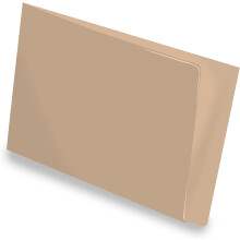 Cartelline portadocumenti Manila, per medici, formato mini con linguetta rinforzata, cartoncino Manila da 11pt, confezione da 100 pezzi.