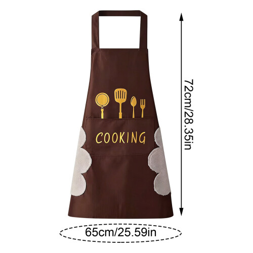 Grazioso grembiule da cucina antimacchia con lacci regolabili. 2