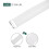 Polyester Enkelt Foldet Skråbånd 1/2" Hvid 10 Yards 2