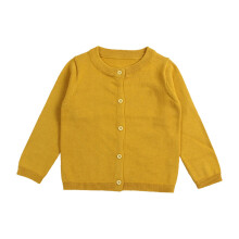 Girls Cardigan Long Sleeve Kid Button Sweater Girl Crew Neck Cardigans Sweater Toddler Sweaters, YE2 7Y