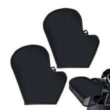 Motorcycle Handlebar Gloves – Sun & Waterproof, Mesh Reflective Grip Mitts Compatible with Scooter, ATV, Snowmobile, Cycling