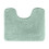 U-formet baderomsteppe 20 x 15,7 tommer mintgrønn 1