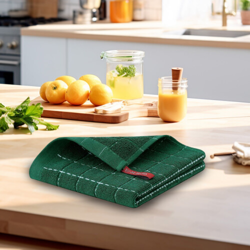 Toalla de cocina de algodón absorbente y reutilizable 2