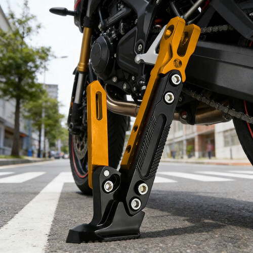 Universal Adjustable Motorcycle Kickstand Support Stand For Bike 1