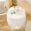 Floral Lace Round Tablecloth Polyester 90cm 4