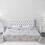 Ensemble de courtepointe réversible rustique 60 x 40 po, mélange de coton 5