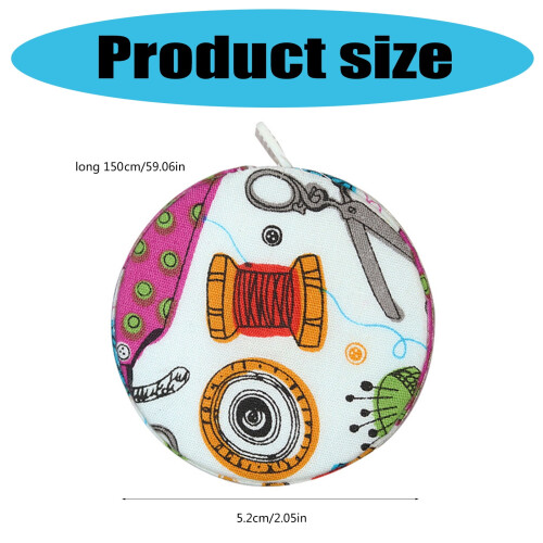 Fabric Tape Measure 1.5 Meter Flexible Sewing Ruler 2