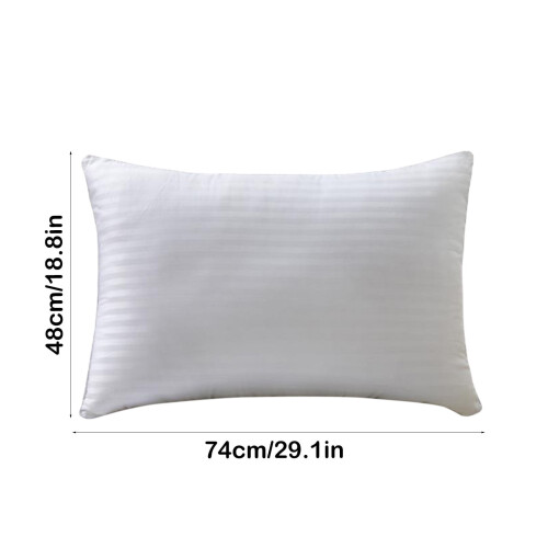 White Polyester Pillow Standard Size 1PC 2