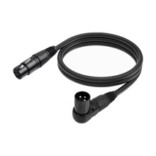 90 Degree Elbow Male to Straight Female Cable Connectors Adapter Cord Wire for Mixer Microphones